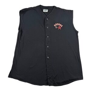 Vintage Houston Astros Shirt Jersey Sleeveless Mens XL MLB Baseball Lee Sport 90